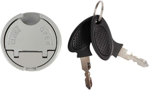 Gas Cap with Keys Motorcycle Gas Cap Fuel Tank Oil Cover Locking Gas Cap for Scooter GY6 4-Stroke TAOTAO 50cc RUCKUS ROKETA GIOVANNI BAJA VERUCCI VIAGGIO in Kuwait