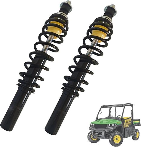 AM137957 AM135372 2Pcs Front Shock Strut absorbers Coil-over Spring adjustable.Compatible with JD Gator 4X2 HPX,4X4 HPX,4X4 Trail HPX,HPX615E,HPX815E,XUV620i XUV850D. in Saudi Arabia