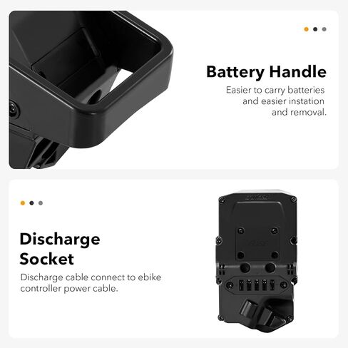 YS YOSE POWER 52V15.6Ah Ebike Battery Compatible for Juiced Bike Fit for RipCurrent Crosscurrent S2 X Scorpion X HyperScorpion CamScrambler CityScrambler HyperScrambler RipRacer Battery Replacement in Kuwait