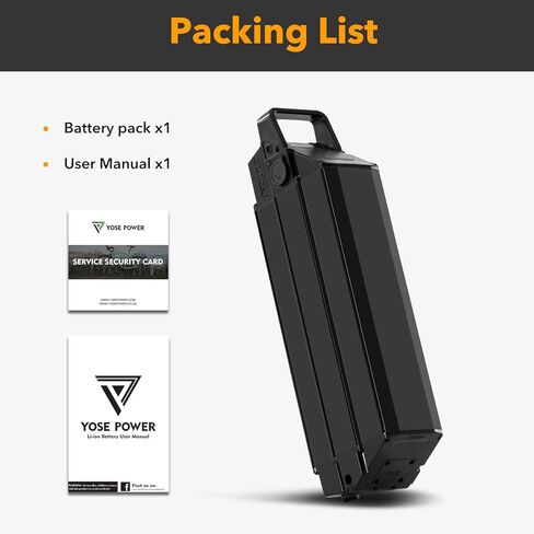 YS YOSE POWER 52V15.6Ah Ebike Battery Compatible for Juiced Bike Fit for RipCurrent Crosscurrent S2 X Scorpion X HyperScorpion CamScrambler CityScrambler HyperScrambler RipRacer Battery Replacement in Kuwait