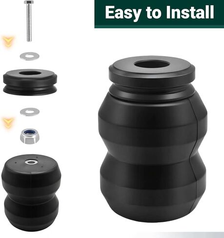 Upgraded 2PCS Rubber Bump Stop Kit Compatible with 2009-2022 Dodge Ram 1500 & 2011-2022 Chevy Silverado GMC Sierra 2WD/4WD, Replaces OEM # DR1500DQ, GMRCK25D, Suspension Upgrade Kit in Kuwait