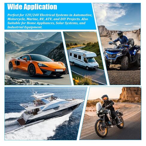 HZEL Car DC 12V Inline Switch, Heavy-Duty Vehicle 25A DPST Two Side On/Off Toggle Switch, Waterproof IP65 Automotive Power Inline Switches, Universal for Motorcycle Sedan RV in Kuwait