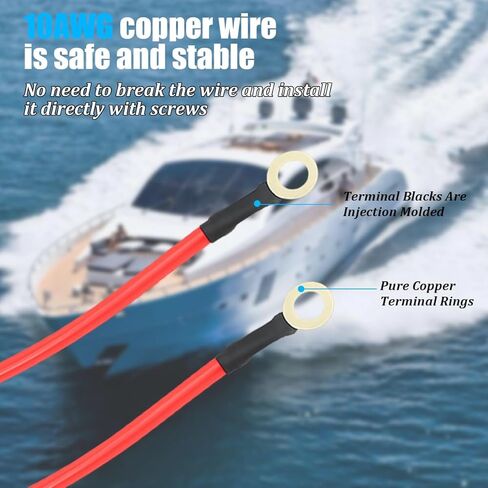 HZEL Car DC 12V Inline Switch, Heavy-Duty Vehicle 25A DPST Two Side On/Off Toggle Switch, Waterproof IP65 Automotive Power Inline Switches, Universal for Motorcycle Sedan RV in Kuwait