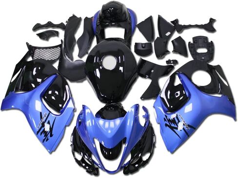 هدية كاملة باللون الأزرق الفاتح مناسبة لسوزوكي 2008-2019 GSXR 1300 هايابوسا Gen2 حقن ABS البلاستيك هيكل السيارة ما بعد البيع طقم هيكل الجسم 2009 2010 2011 2012 2013 2014 2015 2016 in Saudi Arabia
