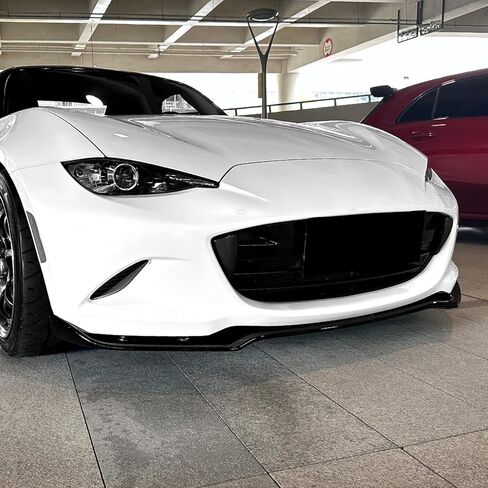 المصد الأمامي للسيارة سبويلر الفاصل طقم الشفاه لمازدا MX-5 مياتا ND 2016-2025 لمعان الكربون الأسود نظرة in Kuwait