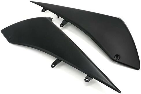 من أجل Yamaha TMAX 530 2017 2018 غطاء مشعاع أمامي سفلي مع مجموعة تركيب الأجهزة، مادة ABS، تركيب خالٍ من اللكم، أسود لامع in Kuwait