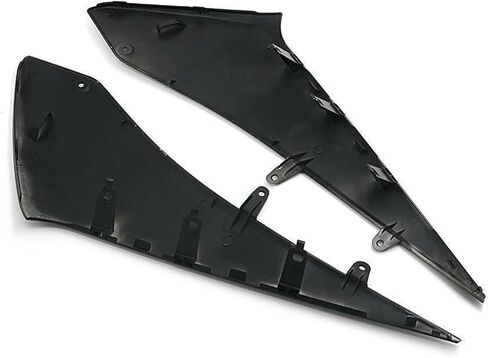 من أجل Yamaha TMAX 530 2017 2018 غطاء مشعاع أمامي سفلي مع مجموعة تركيب الأجهزة، مادة ABS، تركيب خالٍ من اللكم، أسود لامع in Kuwait