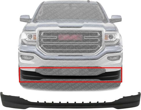 المصد الأمامي السفلي من عاكس الهواء المزخرف المباشر المتوافق مع 2016-2018 GMC Sierra 1500 GM1092251 23381985 in Saudi Arabia