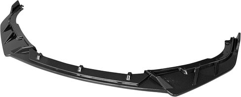 IKON MOTORSPORTS, Front Bumper Lip Compatible with 2021-2022 Honda Accord, Carbon Fiber Print IKON V3 Style Injection PP Front Spoiler Air Dam Chin Kit 3 Pieces in Saudi Arabia