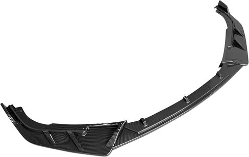 IKON MOTORSPORTS, Front Bumper Lip Compatible with 2021-2022 Honda Accord, Carbon Fiber Print IKON V3 Style Injection PP Front Spoiler Air Dam Chin Kit 3 Pieces in Saudi Arabia