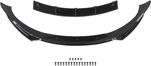YOUNGERCAR Front Lip Bumper Fit for 2024 2025 2026 Tesla New Model 3 Highland ABS Gloss Black Front Spoiler Lip Splitter Bumper in Saudi Arabia