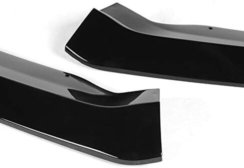 EPARTS JDM 3-Piece Front Bumper Lip Splitter Chin Spoiler Kit Compatible with 2015-2018 Cadillac ATS (Painted Black) in Saudi Arabia