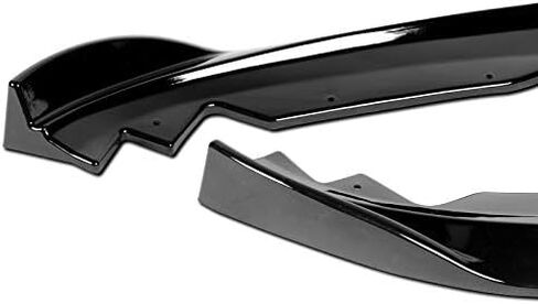EPARTS JDM 3-Piece Front Bumper Lip Splitter Chin Spoiler Kit Compatible with 2015-2018 Cadillac ATS (Painted Black) in Saudi Arabia