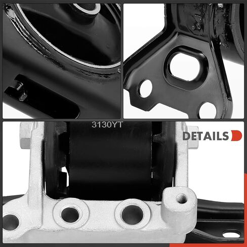 حامل محرك المحرك A-Premium ومجموعة حامل ناقل الحركة المتوافقة مع Mitsubishi Outlander 2008-2013 2.4L، ناقل حركة أوتوماتيكي، FWD، مجموعة 4 قطع، استبدال # MN101387، MN101572 in Saudi Arabia