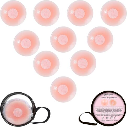 Nipple Covers for Women-Sticky Bra-Nipple Covers-Travel Essentials-Fit for A-B Cups in Saudi Arabia