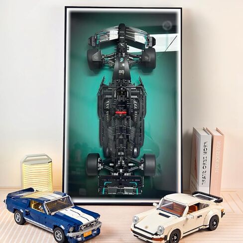 لوحة حائط للعرض لسيارة Lego Technic Peugeot 9X8 24H Le Mans Hybrid Hypercar 42156 بمقياس 1:10، متوافقة مع سيارات Lego Technic، أفكار هدايا لعشاق التركيب على الحائط لسيارة Lego، لوحة الحائط فقط in Kuwait