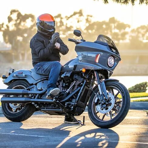 مصباح أمامي للدراجة النارية مزود بفتحة تهوية وإشارة انعطاف LED مصباح أمامي لدراجات Harley Softail Low Rider ST FXLRST 2022-2025/Low Rider El Diablo FXRST 2022 in Kuwait