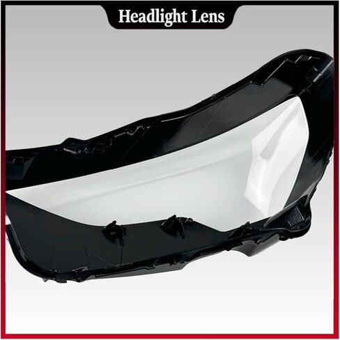 Compatible For Audi Q3 2019 2020 2021 2022 2023 2024 Headlight Cover Transparent Lampshade Headlamp Shell Replace Lens(A Pair) in Saudi Arabia
