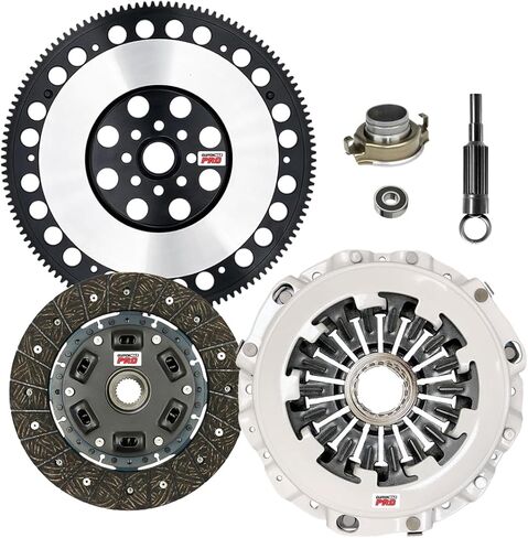 ClutchMaxPRO Performance Stage 2 Clutch Kit with Chromoly Flywheel Compatible with Subaru 2004-2005 Baja Forester XT 2002-2005 Impreza WRX 1991-1994 Legacy Saab 2005 9-2X 5-speed (CP15019HDLSF-ST2) in Saudi Arabia