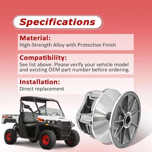 103828101 Drive Clutch Compatible with Club Car DSL XRT 1500 1550 fit for Bobcat 2200 2200S 2300 fit for Husqvarna HUV4421DXL HUV4421DXP HUV4421G HUV4421GXL HUV4421GXP in Kuwait