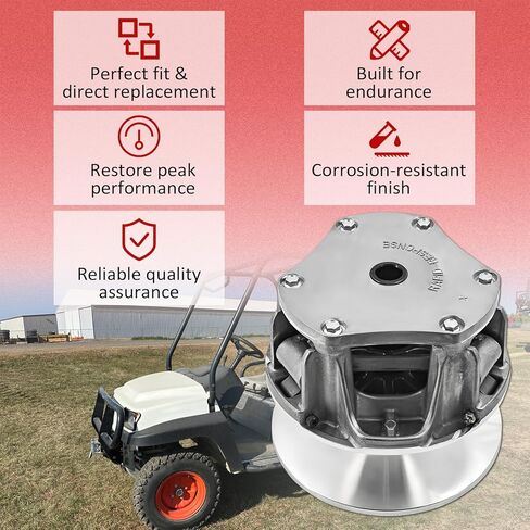 103828101 Drive Clutch Compatible with Club Car DSL XRT 1500 1550 fit for Bobcat 2200 2200S 2300 fit for Husqvarna HUV4421DXL HUV4421DXP HUV4421G HUV4421GXL HUV4421GXP in Kuwait