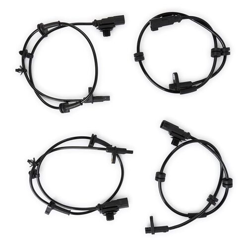 4Pcs ABS Wheel Speed Sensors Compatible for Ford Fiesta 2011-2013 Replace BE8Z-2C204-B BE8Z-2C190-A in Saudi Arabia