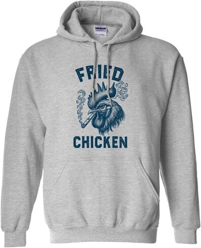 TeesAndTankYou Fried Chicken Hoodie Sweatshirt Unisex in Saudi Arabia