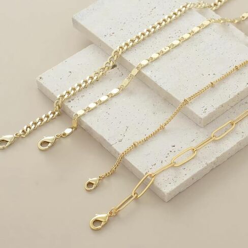 Exquisite Women's Bracelet Set，Stackable 14k Genuine Gold Plated Jewelry Women's Fashion Accessories Glossy Gift Perfect Choice for Fashionable Women in Kuwait