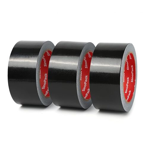 شريط لاصق أسود لفة واسعة قوة صناعية شديدة التحمل 5 بوصات × 55 ياردة، 9.1 مل، مقاوم للماء، قوي، مرن، لا بقايا، مقاوم للأشعة فوق البنفسجية للإصلاحات الخارجية المسيل للدموع باليد in Kuwait