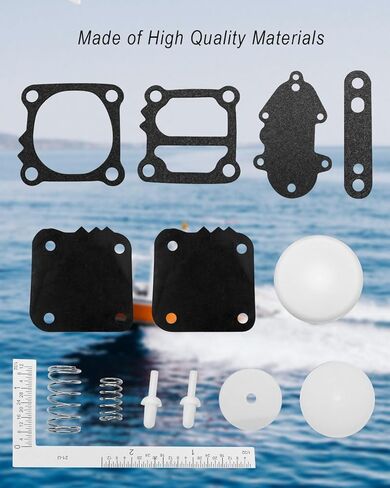 Fuel Pump Diaphragm Kit Fit for Mercury Mariner Quicksilver 35-275HP Sierra 18-7817 Replace 21-857005A1 21-42990A7 21-42990A10 21-42990A2 in Saudi Arabia