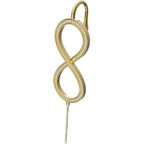 أقراط إنفينيتي هيليكس هوك - قابلة للتعديل، لا تسبب الحساسية، نمط أساور الأذن للجنسين in Kuwait