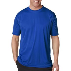 UltraClub Men's Cool & Dry Sport Performance Interlock T-Shirt 6XL ROYAL in Kuwait