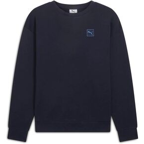 PUMA Womens Essentials Elevated Comfort Crew Neck Sweatshirt Casual Tops Casual - Blue in Kuwait