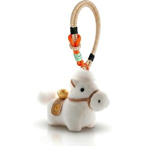 حقيبة الحصان سحر Kawaii الحيوان سحر لحقائب اليد وحقائب الظهر والمحافظ الصينية زودياك الحصان المفاتيح السنة الجديدة التبعي in Kuwait