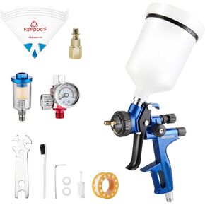 HVLP Spray Gun with 1.3mm Nozzle, Car Paint Gun Premium Tool Kit Perfect for a Wide Range of Applications Including car & Automotive Painting, Furniture and House Finishing (Golden, 1.3mm) in Saudi Arabia