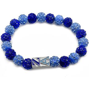 سوار مطاطي من ZETA AMICAE مع خرز من حجر الراين - مجوهرات خرز ZA للنساء in Kuwait