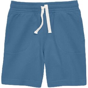 شورت رياضي أساسي للأطفال، شورت سهل الارتداء مصنوع من القطن بنسبة 100% in Kuwait