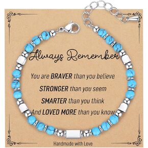 Easter Gifts for Teens Basket Stuffers Girls Bracelets Turquoise Jewelry Women Friendship Gifts 13 15 Year Old Teen Girl Trendy Stuff Daughter Granddaughter Stocking Valentines in Kuwait