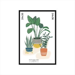 24x36 Picture Frame – Black Flat Profile Wall Photo Frame in Saudi Arabia