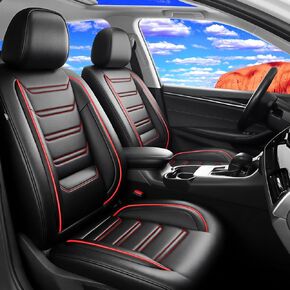 Fit Trailblazer Car Seat Covers for Chevrolet/Chevy Trailblazer 2021-2025 2026 - Premium Full Coverage Leather, Airbag Compatible, Waterproof & All Weather Seat Cushion Protector, Full Set, Black in Kuwait