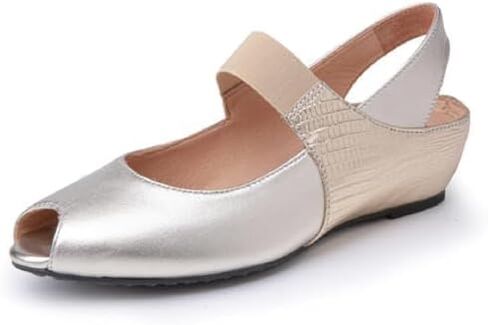 حذاء Paula Peep Toe Slingback Platform للنساء بكعب عريض، جلد نوبوك أسود/لونج، EU 41 (US 10-10.5) in Saudi Arabia