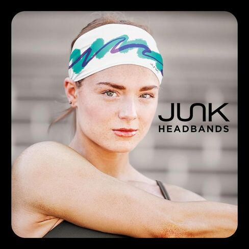 JUNK Brands Leo Pard Performance Headband, White in Kuwait