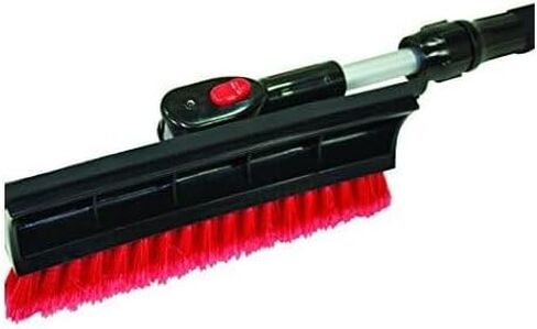 Emsco Bigfoot 60" Telescoping Snowbroom and Ice Scraper - One Touch Pivoting Head and Enhanced Foam Grip in Kuwait