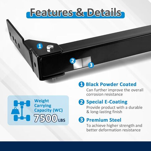 جهاز استقبال Wsays Class 3 Trailer Hitch 2 بوصة متوافق مع جيب جراند شيروكي 2021-2025 in Saudi Arabia