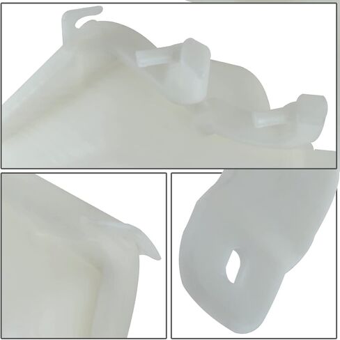 Auto Dynasty GM3014170 Factory Style Car Coolant Overflow Reservoir Tank with Cap Compatible with Chevy Express GMC Savana 1500 2500 3500 4.3L 4.8L 5.3L 6.0L 2003-2017, Bare White in Saudi Arabia