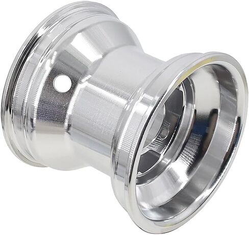 5 Inch Aluminum Front Wheel Rim, Silver, Replacement for Go Karts, UTV, Karting, Dirt Bike, ATV, Quad Bike with 10X4.50-5 Tire in Saudi Arabia
