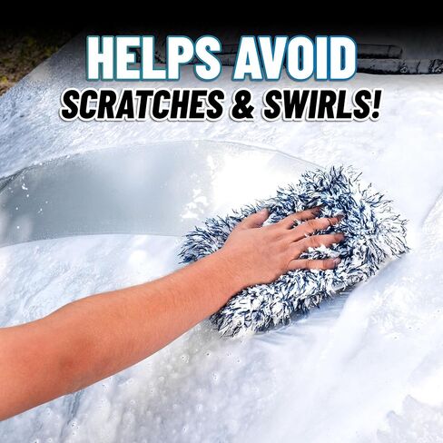 Chemical Guys Dually Wash Pad Microfiber Car Wash Pad Dual Surface Cleaning Pad for Paint Clear Coat Glass Wheels and Exterior Surfaces in Kuwait