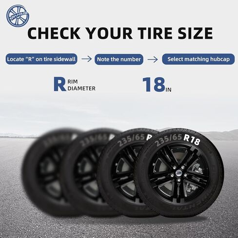 جلود عجلة مقاس 18 بوصة لسيارة Ford Explorer 2020-2024، تناسب عجلات ألمنيوم OEM#LB5Z-1007-A، تصميم سهل الارتداء، 5 قضبان مزدوجة، أغطية عجلات ABS سوداء لامعة بديلة مباشرة، 4 عبوات in Kuwait