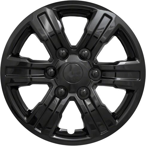 Set of 4 Gloss Black 6 Spoke 16" Wheel Covers for Ford Ranger XL 2019-2021 in Kuwait