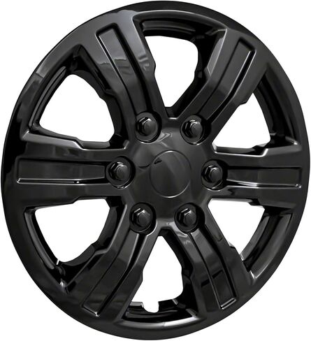 Set of 4 Gloss Black 6 Spoke 16" Wheel Covers for Ford Ranger XL 2019-2021 in Kuwait